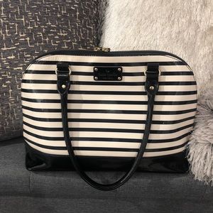 Kate Spade Chelsea Stripe Patent Leather Purse